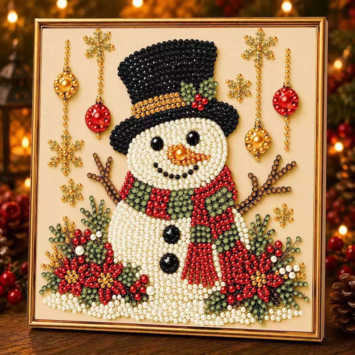 DIY Christmas Pearl Art Kit | Festive Bead Craft