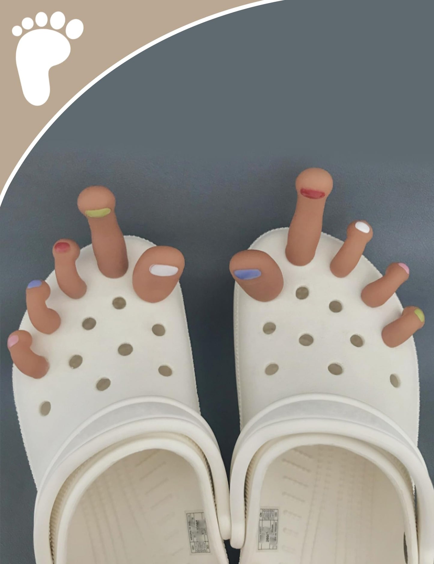 Limited Time Offer ⏳ Buy 2 GET 1 Pack Free🎁 —— Funny Toe Charms(10 Pieces) 👣