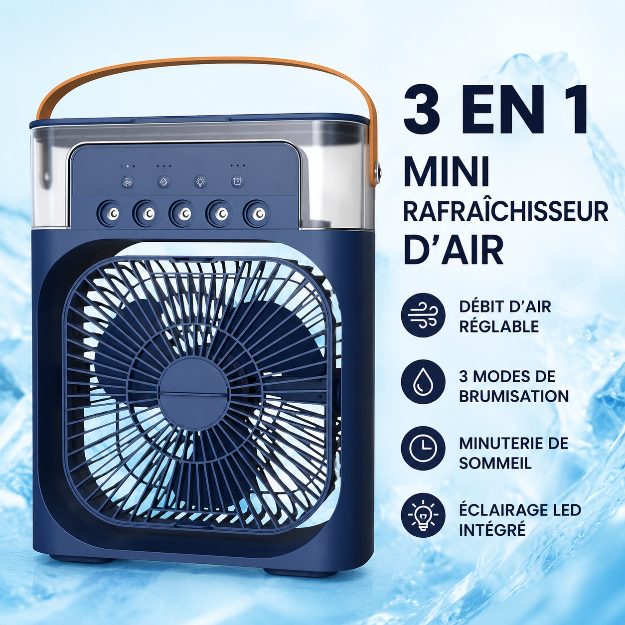 🥵❄️ Restez au Frais Tout l'Été avec Notre Climatiseur Portable 3-en-1 ! 🔥 Offre Spéciale Aujourd'hui – Jusqu'à -50% ⏳ Plus que Quelques Pièces en Stock ! Dépêchez-vous Avant la Rupture !