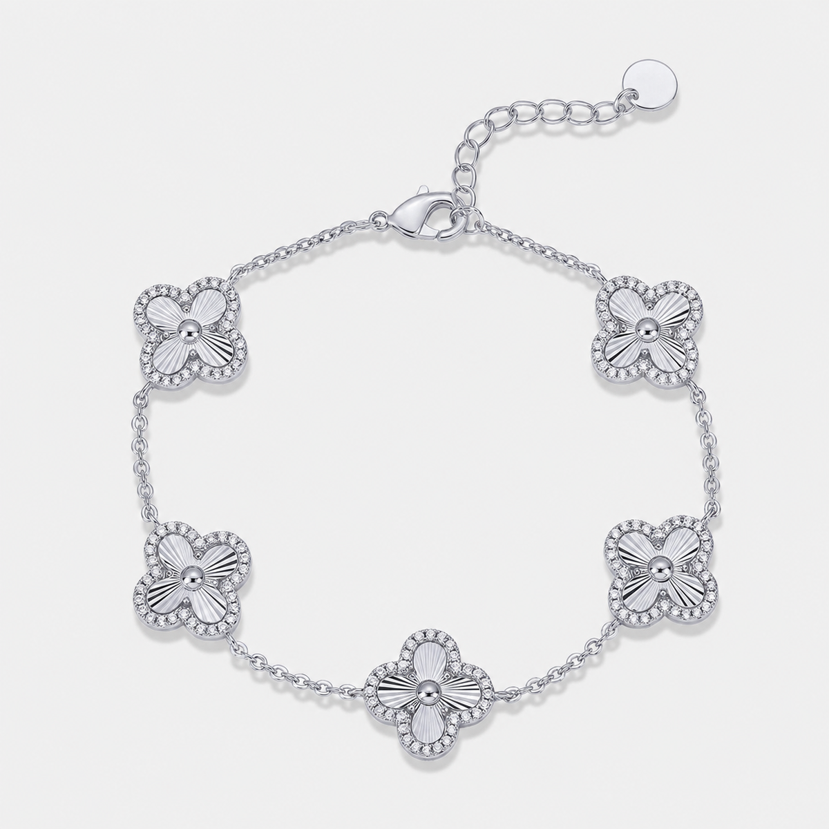 🏅14K Gold-Plated Four-Leaf Clover Bracelet – Lucky Charm Jewelry for Women