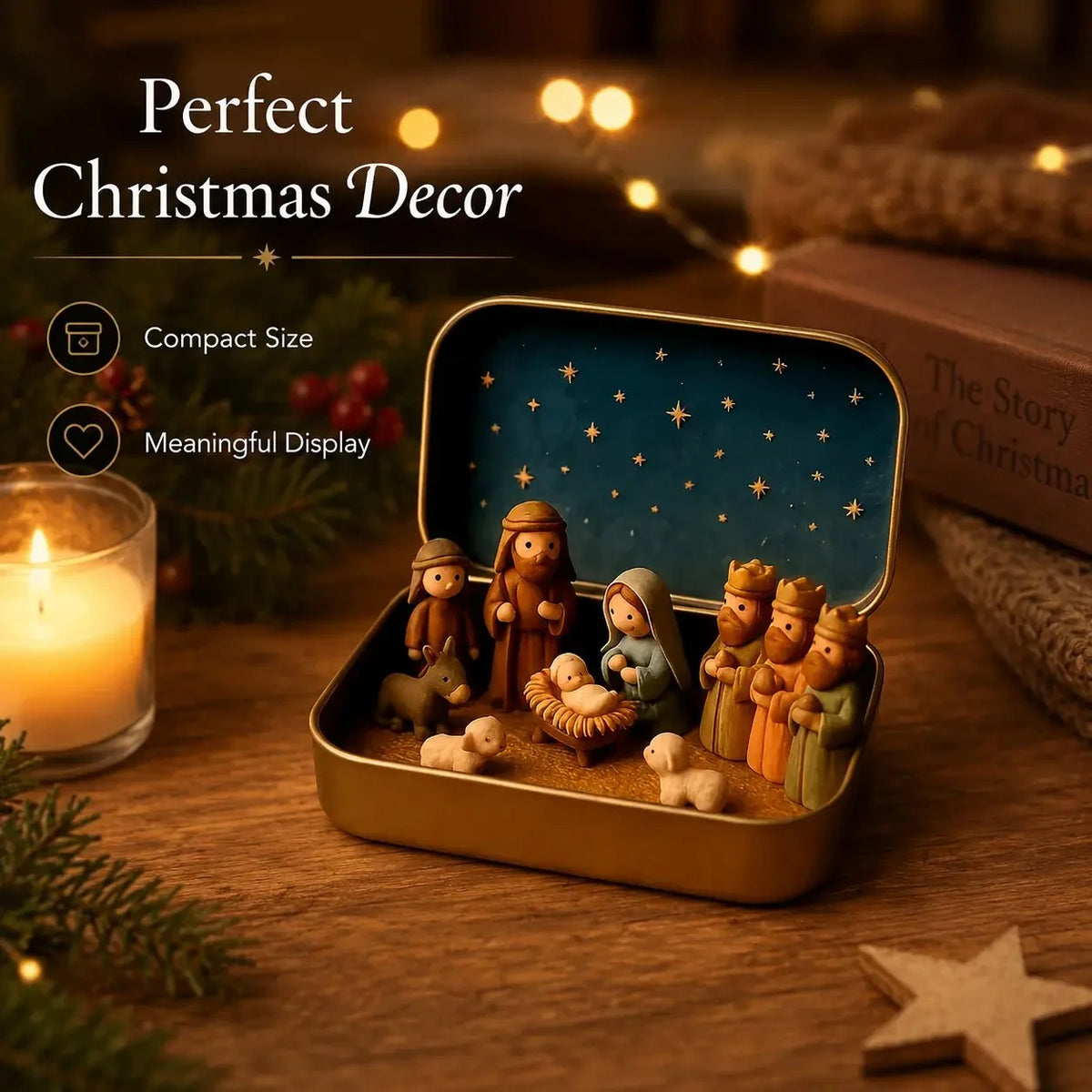 ✝️ Little Bethlehem™ – Pocket Nativity Scene Set✝️