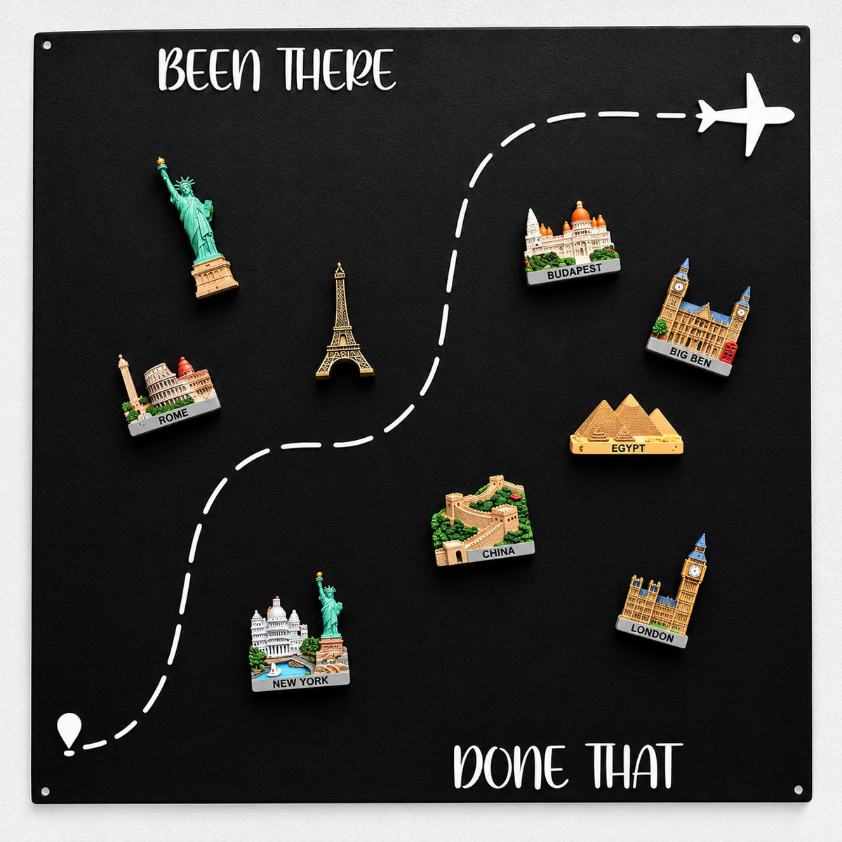 🌎✨Travel Magnet Display Board – Turn Souvenirs into Wall Art