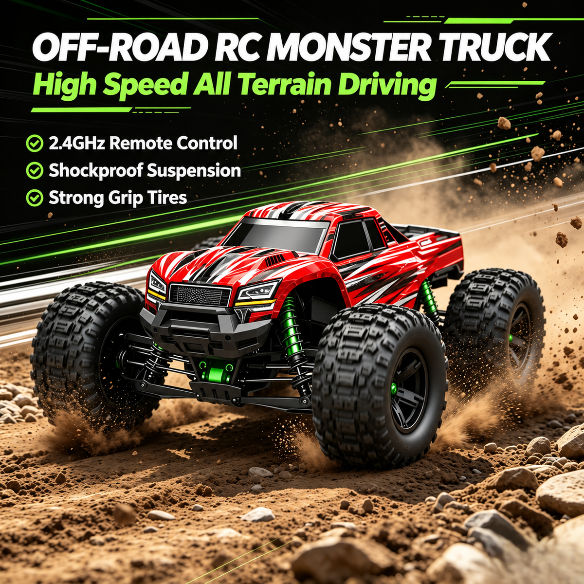 🛸🏁2026 U-Max Ultimate 8S 4WD Brushless Monster Truck – Limited Edition
