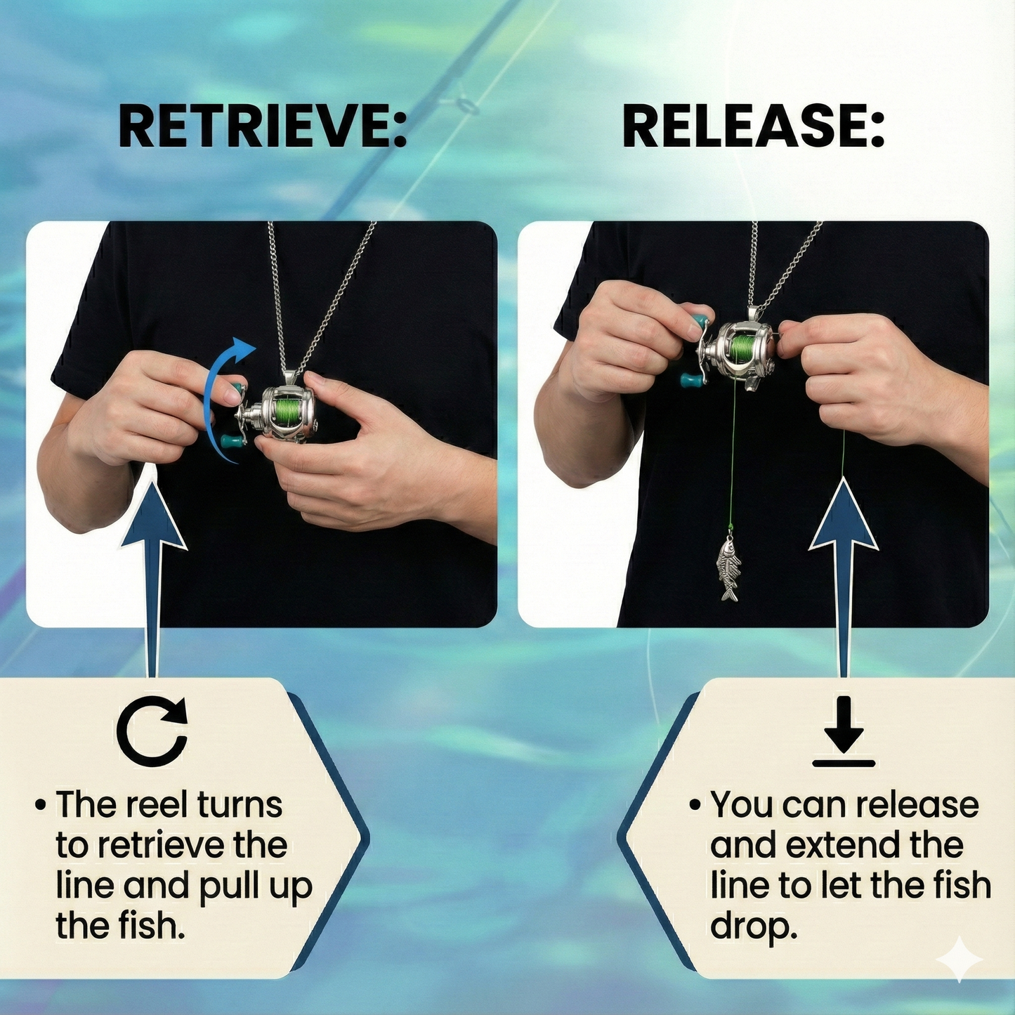Official Brand Store | 🛡️🔥Hot Sale-51% OFF🔥Fishing Reel Pendant