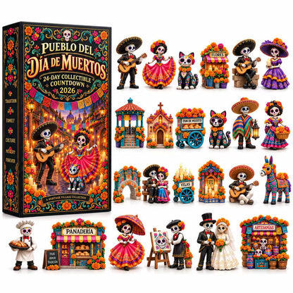 24-Day Día de los Muertos Miniature Countdown Calendar