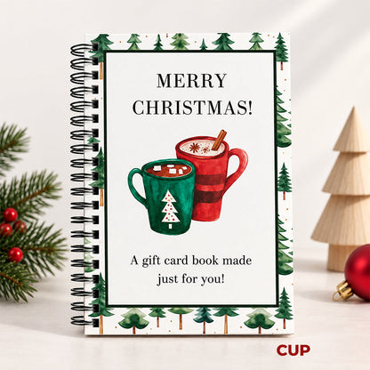 🎁 Christmas Gift Card Book – 12 Gift Card Holder Pages