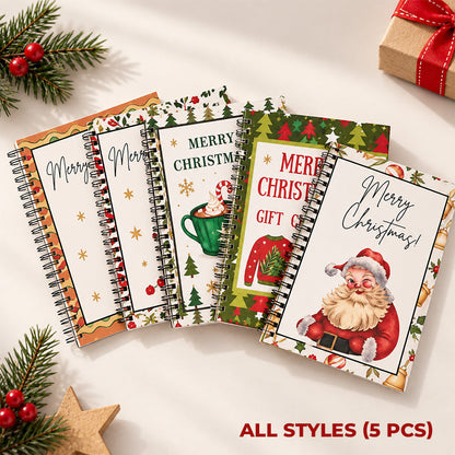 🎁 Christmas Gift Card Book – 12 Gift Card Holder Pages