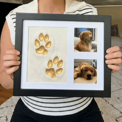 🛩️Last day promotion/All-in-One Pet Clay Paw Print Frame Kit🐱🐶