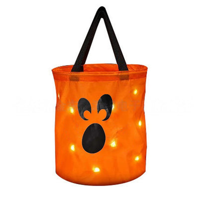 🎃 2026 Sale — Over 19,000 Sold!✨ Halloween Glowing Pumpkin Bag – LED Lights & Spacious Interior 🍬