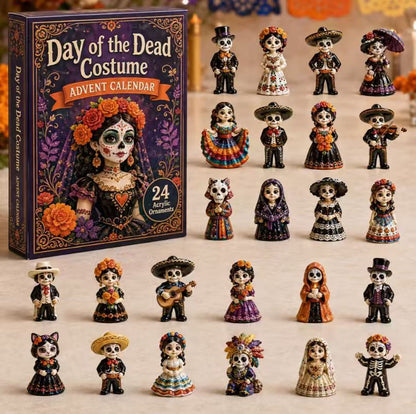 24-Day Día de los Muertos Miniature Countdown Calendar