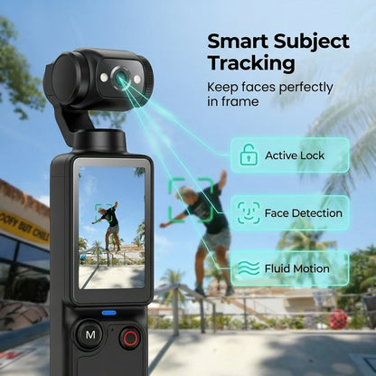 2026 Newest Xtra Pro — 4K AI Pocket Camera with 180° Rotating Lens