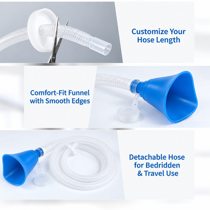 🚨Portable Urinal Bottle,With funnel (Unisex)suitable for various emergency situations