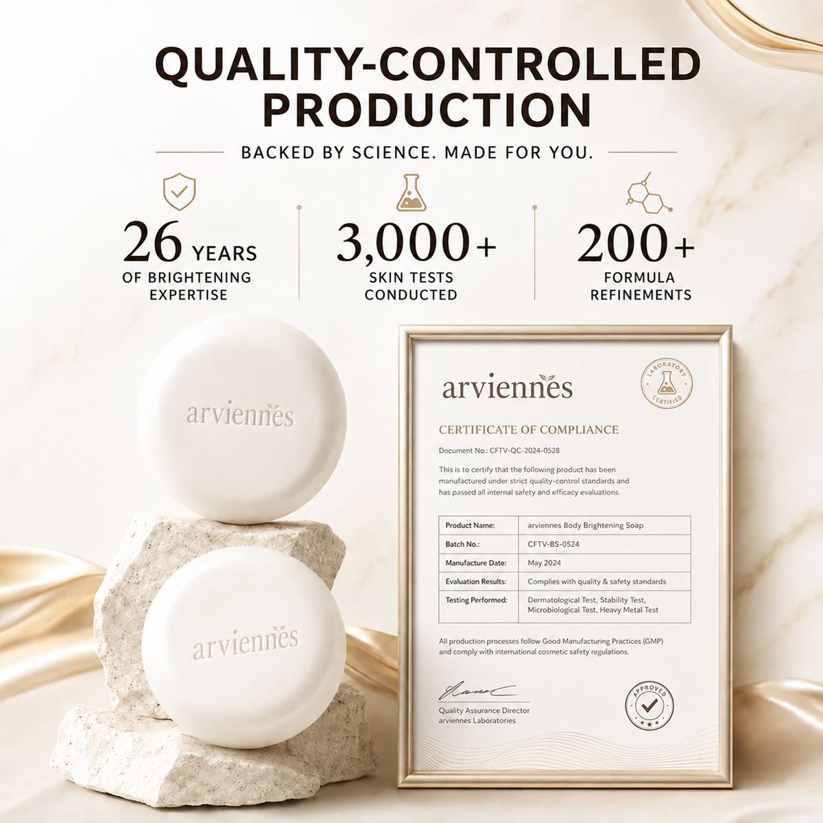 🌿 Niacinamide Skin Soap – Brightens, Fades Spots & Freckles
