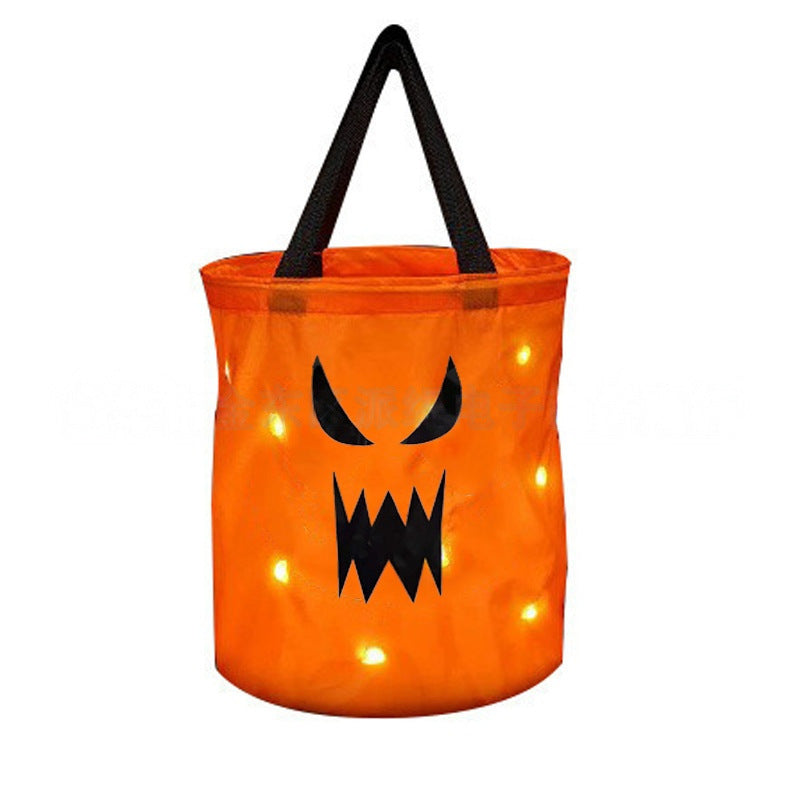 🎃 2026 Sale — Over 19,000 Sold!✨ Halloween Glowing Pumpkin Bag – LED Lights & Spacious Interior 🍬