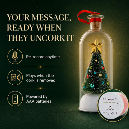 🎁Recordable Christmas Tree Keepsake – Personalized Voice Message Gift