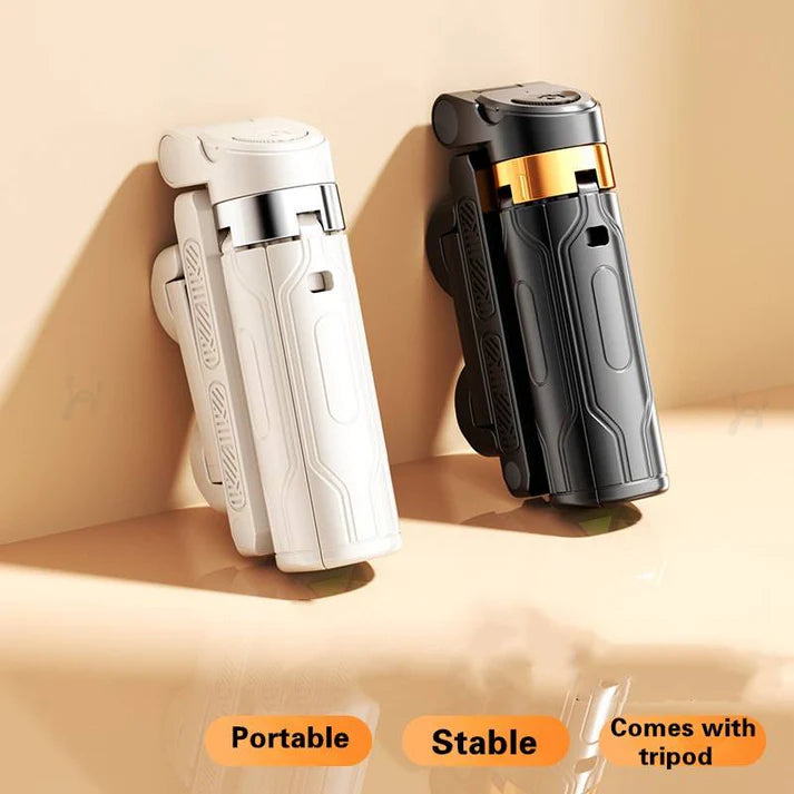 2026NEW🎉Mini Selfie Stick Foldable 3 in 1 Extendable Grip Phone Shooting Tripod Stand with BT Remote Control