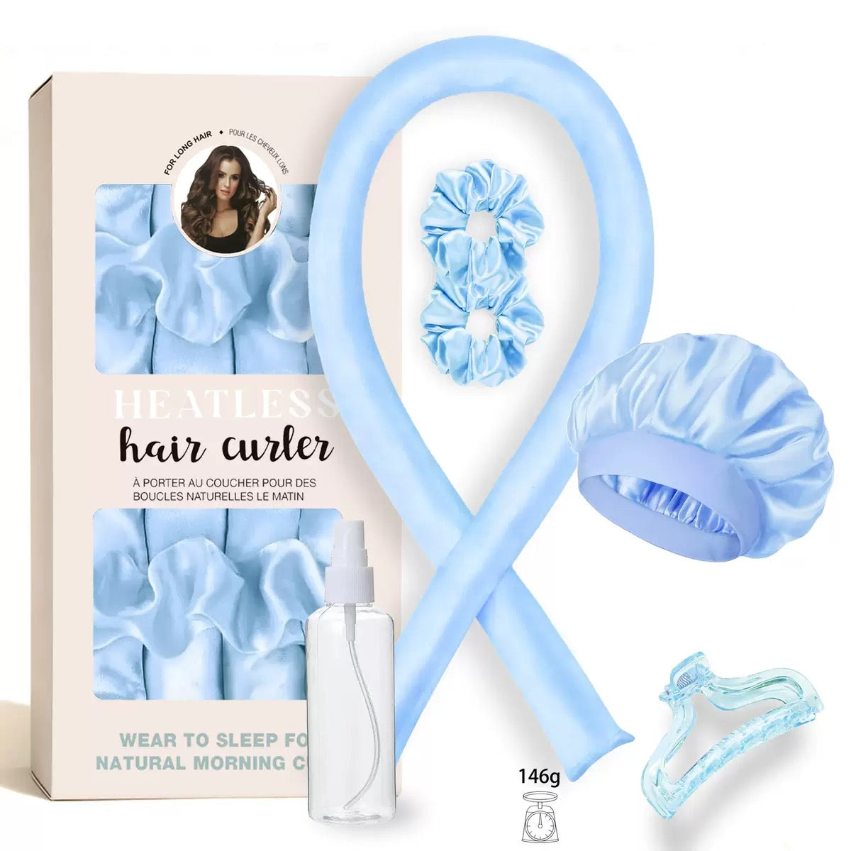 🏅🎁Buy 3 Get 20% Off🔥Heatless Curling Rod Headband👩Get Natural, Voluminous Curls While You Sleep 😍