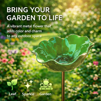 🔥2026 Mother's Day Gifts 50% Off🔥Handmade Metal Flower Garden Stake🐦