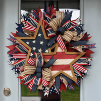 Patriotic Star Wreath
