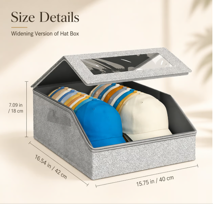 ⏰Last day Promotion🔥🧢Stackable Hat Storage For Baseball Caps