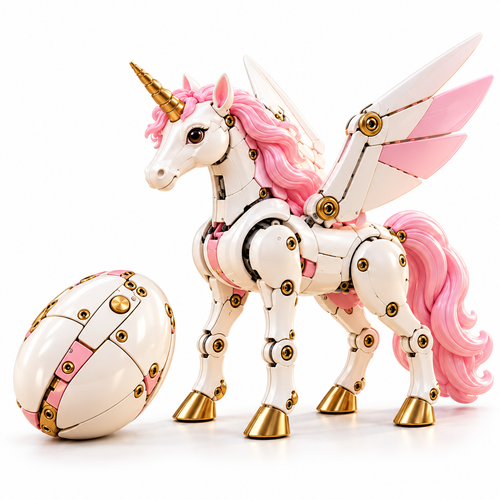 🦄 2-in-1 Transforming Unicorn Egg – Magical Winged Unicorn Toy