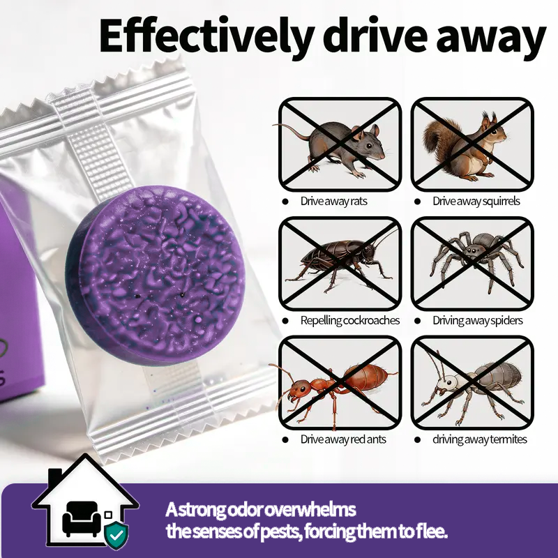 12-Pack Rodent Repellent Balls, Natural Pest Control🐭