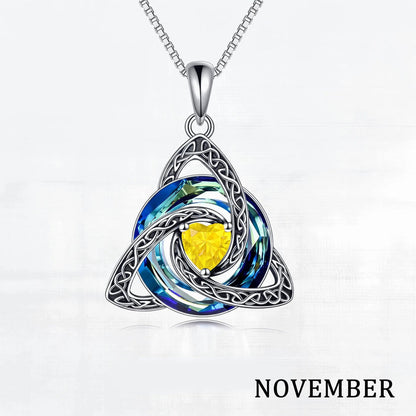💎 Celtic Knot Birthstone Necklace for Women – A Meaningful Gift for Someone Special
