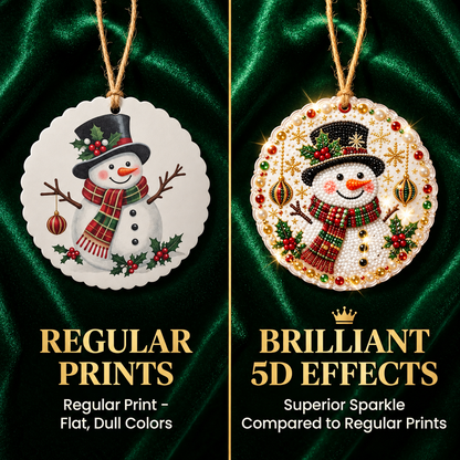 🏅35K+ Sold 🎄Christmas DIY Diamond Painting Ornament Kit