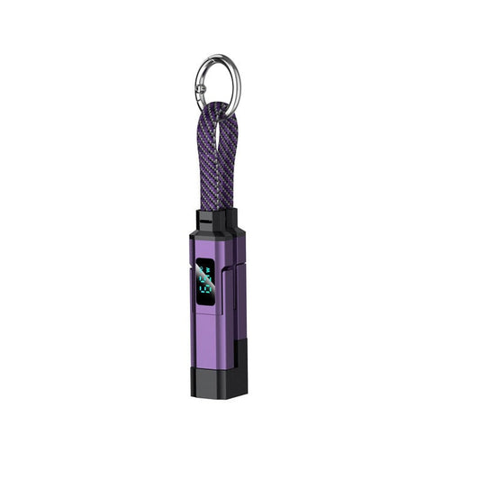 🔥Limited Time SALE 50% OFF🔥4-in-1 Digital Display Keychain Charging Cable