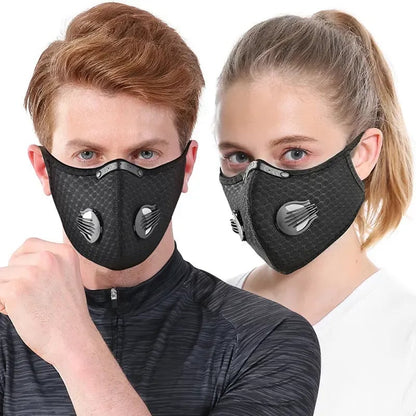 🔥LETZTER TAG 50% RABATT – Wiederverwendbare Staubmaske mit Kohlefilter – Entwickelt für einen aktiven Lebensstil