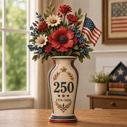 ⏰Last day Promotion 🌹Handmade America’s 250th Anniversary Patriotic Floral Décor