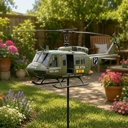 🏆Last Day Promotion: 49% OFF 🎖️-Vietnam Veteran UH-1 Helicopter Wind Spinner- ✈️Buy 2 Free Shipping Today!