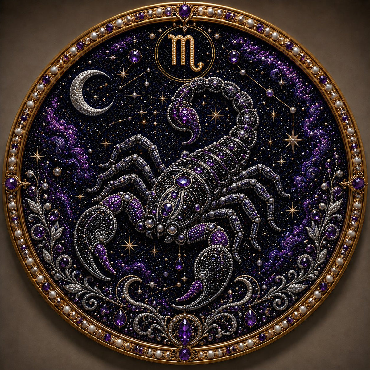 3D Pearl Zodiac Art Kit – DIY Astrology Wall Decor