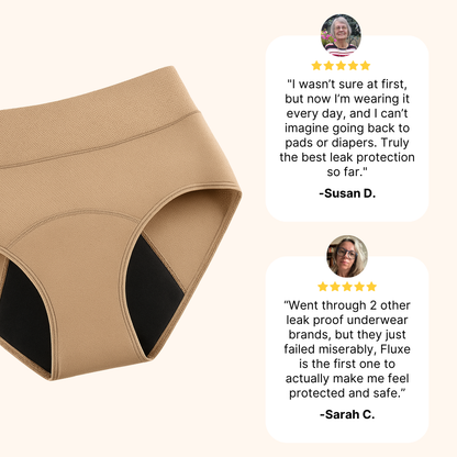 SheBodyFit 100% Leak-Proof Underwear That Won't Let You Down for Women 60+ (4-Pack)