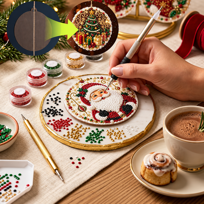 🏅35K+ Sold 🎄Christmas DIY Diamond Painting Ornament Kit