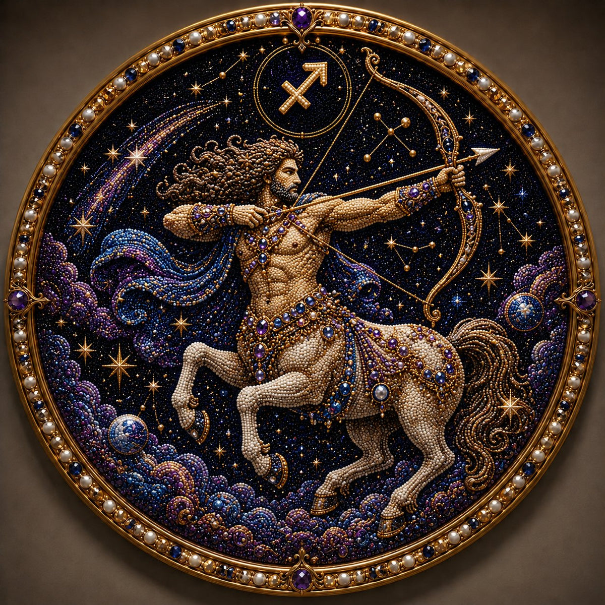3D Pearl Zodiac Art Kit – DIY Astrology Wall Decor
