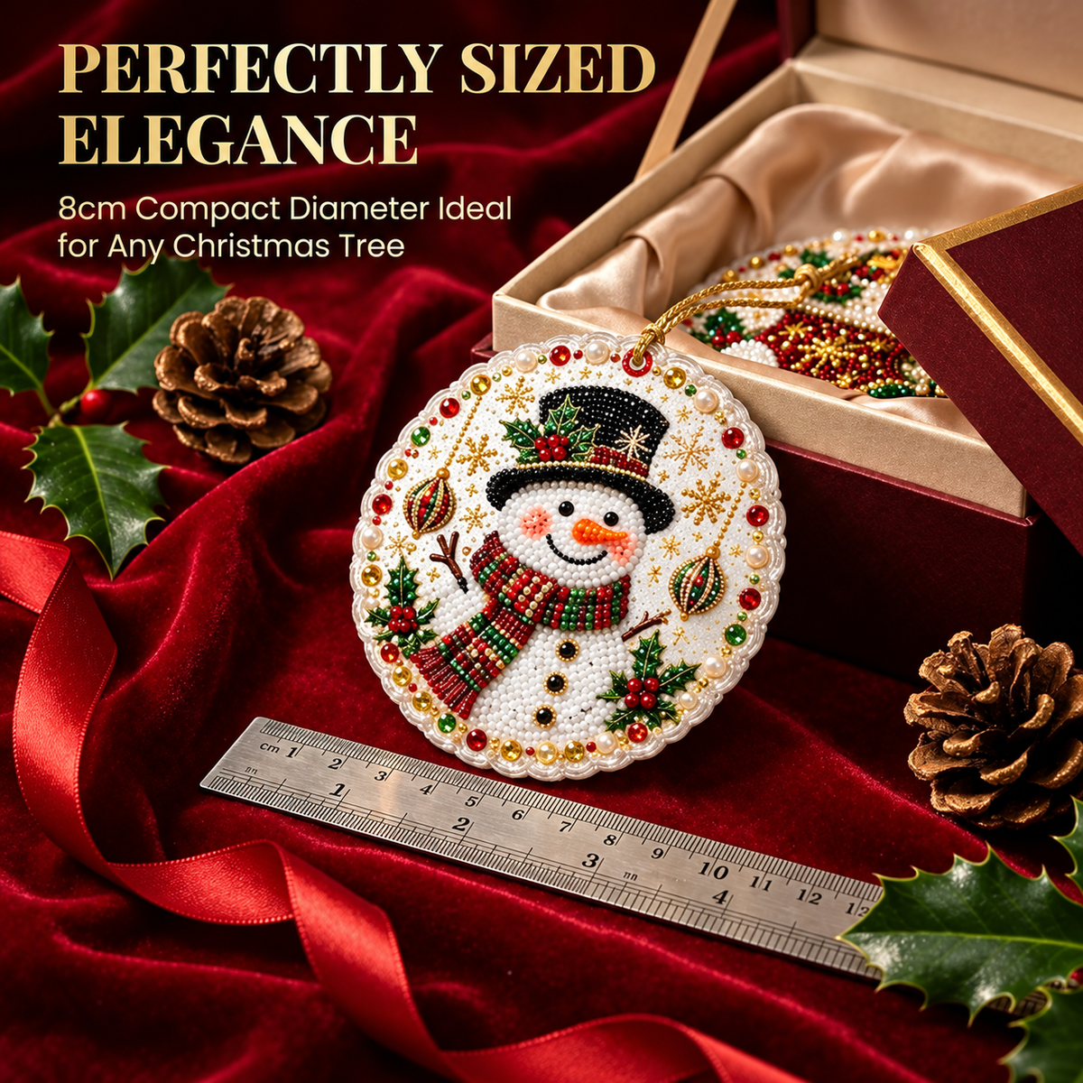 🏅35K+ Sold 🎄Christmas DIY Diamond Painting Ornament Kit