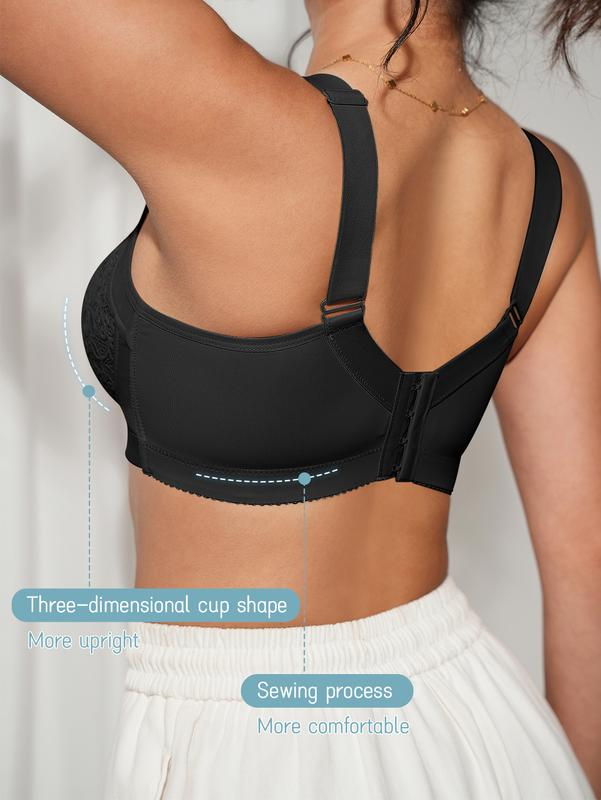 3-Piece  Women's Sexy Lace Bra