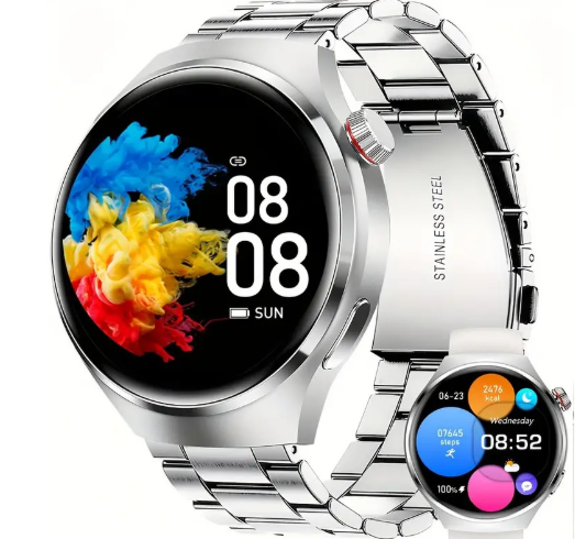 🌎Ends Today: 70% OFF! 🔥【24-hour health check】Steel Band Watch4 Pro⌚Mount Sinai Hospital physician recommended
