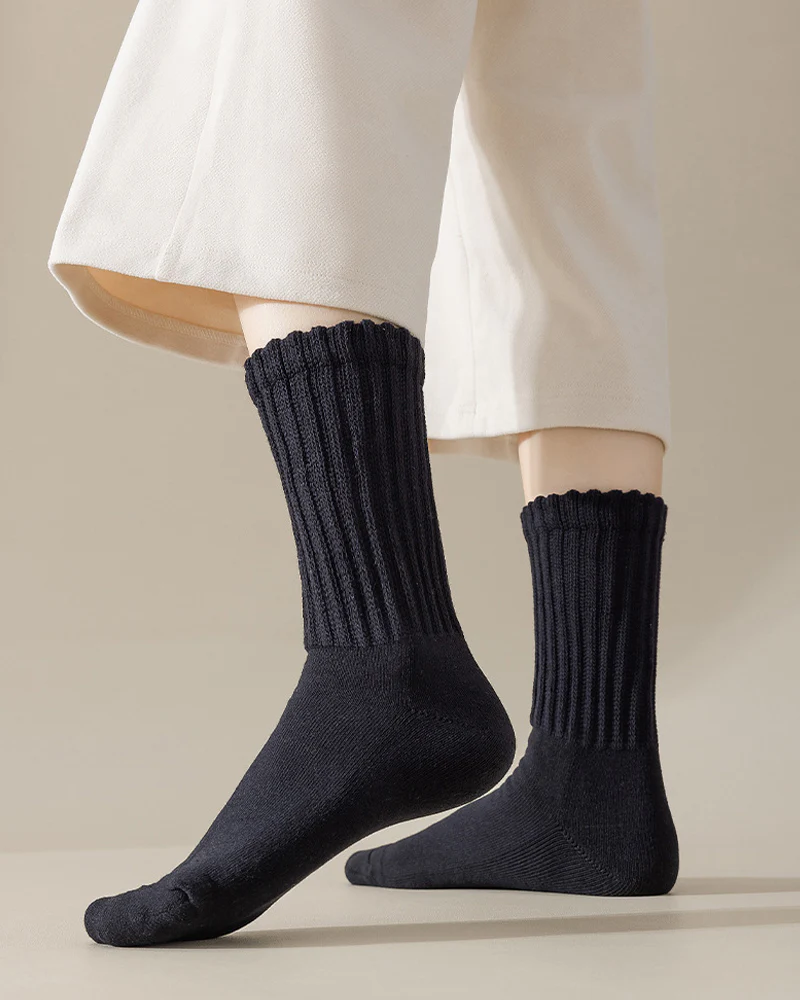 5 Pairs Women’s Slouchy Crew Socks