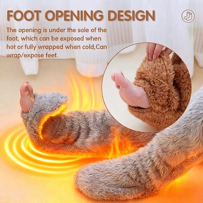 High Fuzzy Long Socks Winter Warm Cold Leg Knee Joint