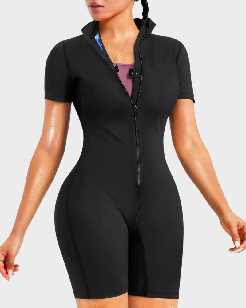Women's Full Body Sauna Suit for Waist Training and Belly Fat Workouts