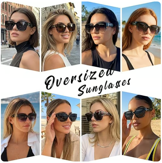 Oversized Sunglasses – Stylish UV Protection Shades for Women