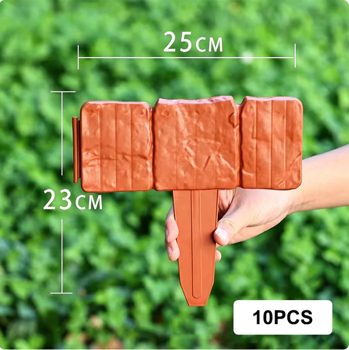 High-quality,durable simulated stone garden fence