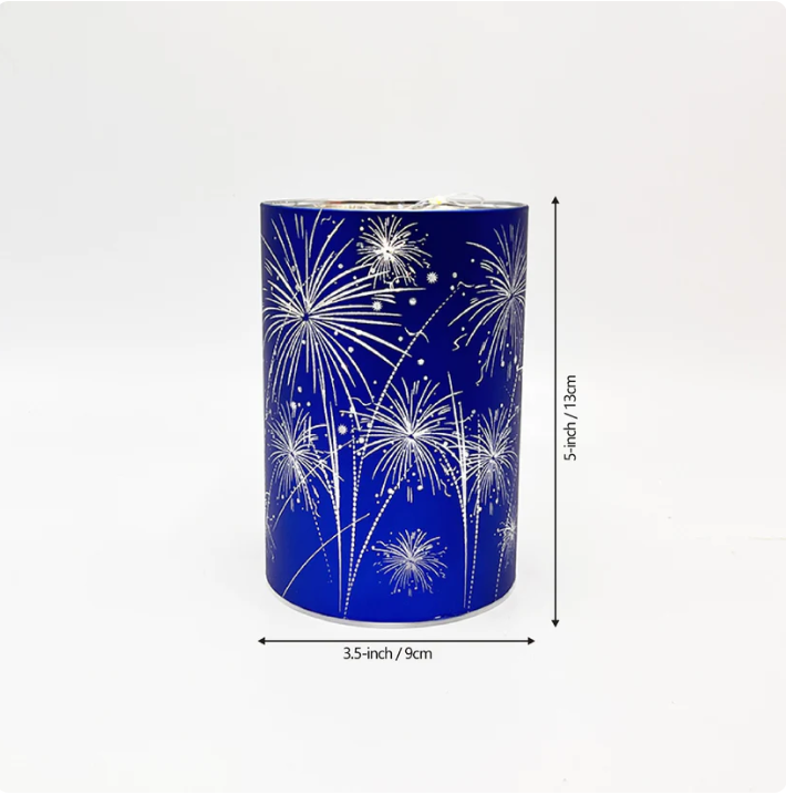 Celebration Firework Lanterns-Premium Patriotic Red, White & Blue Trio