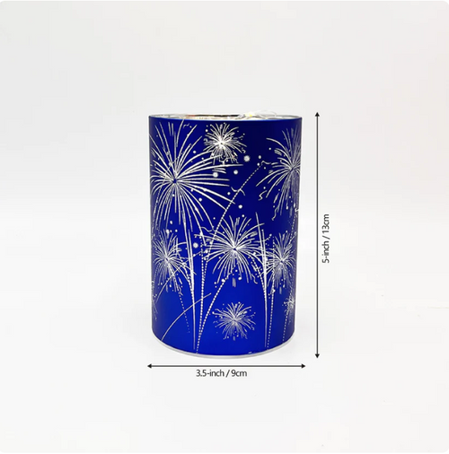 Celebration Firework Lanterns-Premium Patriotic Red, White & Blue Trio