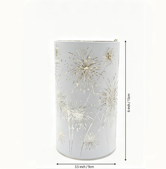Celebration Firework Lanterns-Premium Patriotic Red, White & Blue Trio