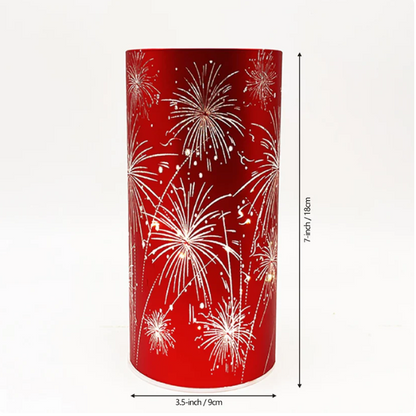 Celebration Firework Lanterns-Premium Patriotic Red, White & Blue Trio
