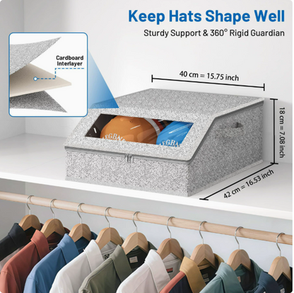⏰Last day Promotion🔥🧢Stackable Hat Storage For Baseball Caps