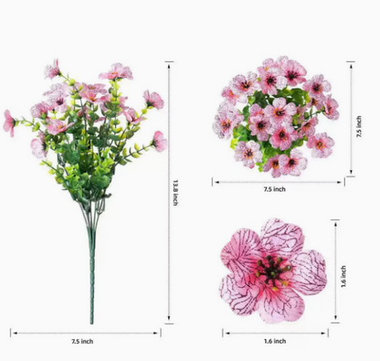 🔥Last Day 50% OFF🔥Realistic UV-Resistant Outdoor Flowers – Zero Maintenance